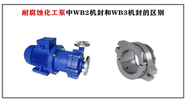 耐腐蚀化工泵中WB2机封和WB3机封的区别